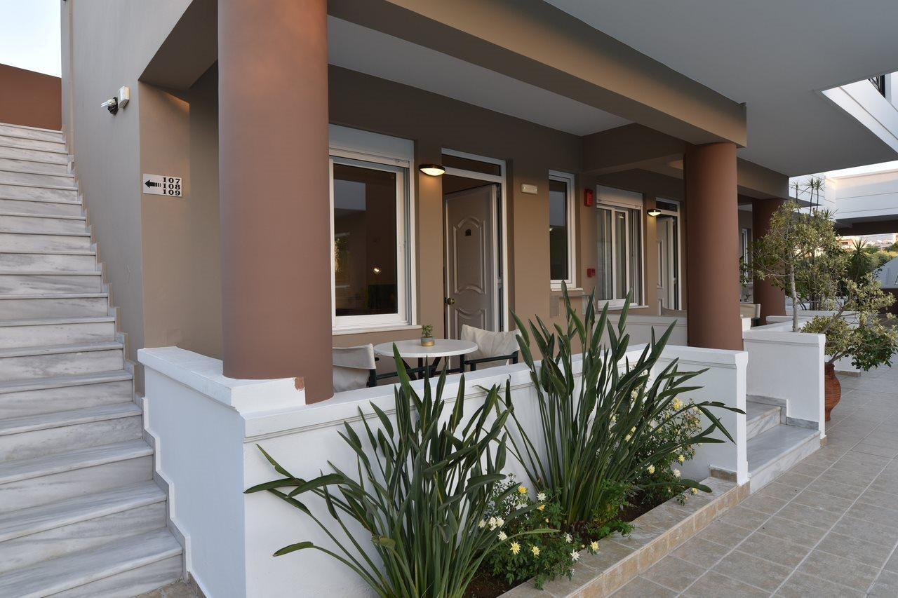 Aparthotel Okeanis II Kato Daratso Exterior foto